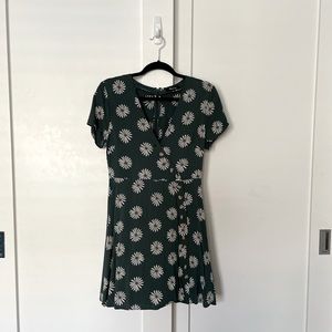 Madewell floral short sleeved sundress